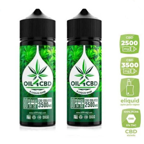 Oil4CBD - CBD 80ml. 50VG/50PG